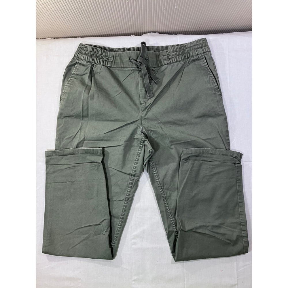 Old Navy Womens Olive Green Cargo Jogger Pants Size 6 Elastic Waist‎ Drawstring